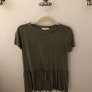 Urban Outfitters Peplum Tee